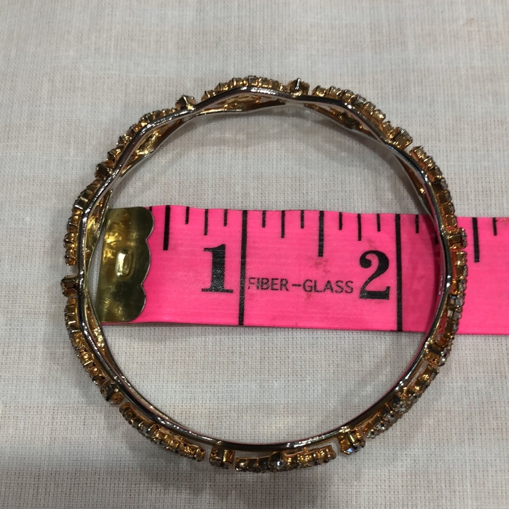 Small Rhinestone Bracelets 2 1/4 inch diameter - Picture 4 of 4